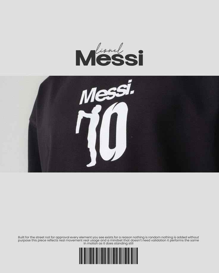 GOAT No.10 black Football Oversized T-Shirt