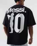 GOAT No.10 black Football Oversized T-Shirt