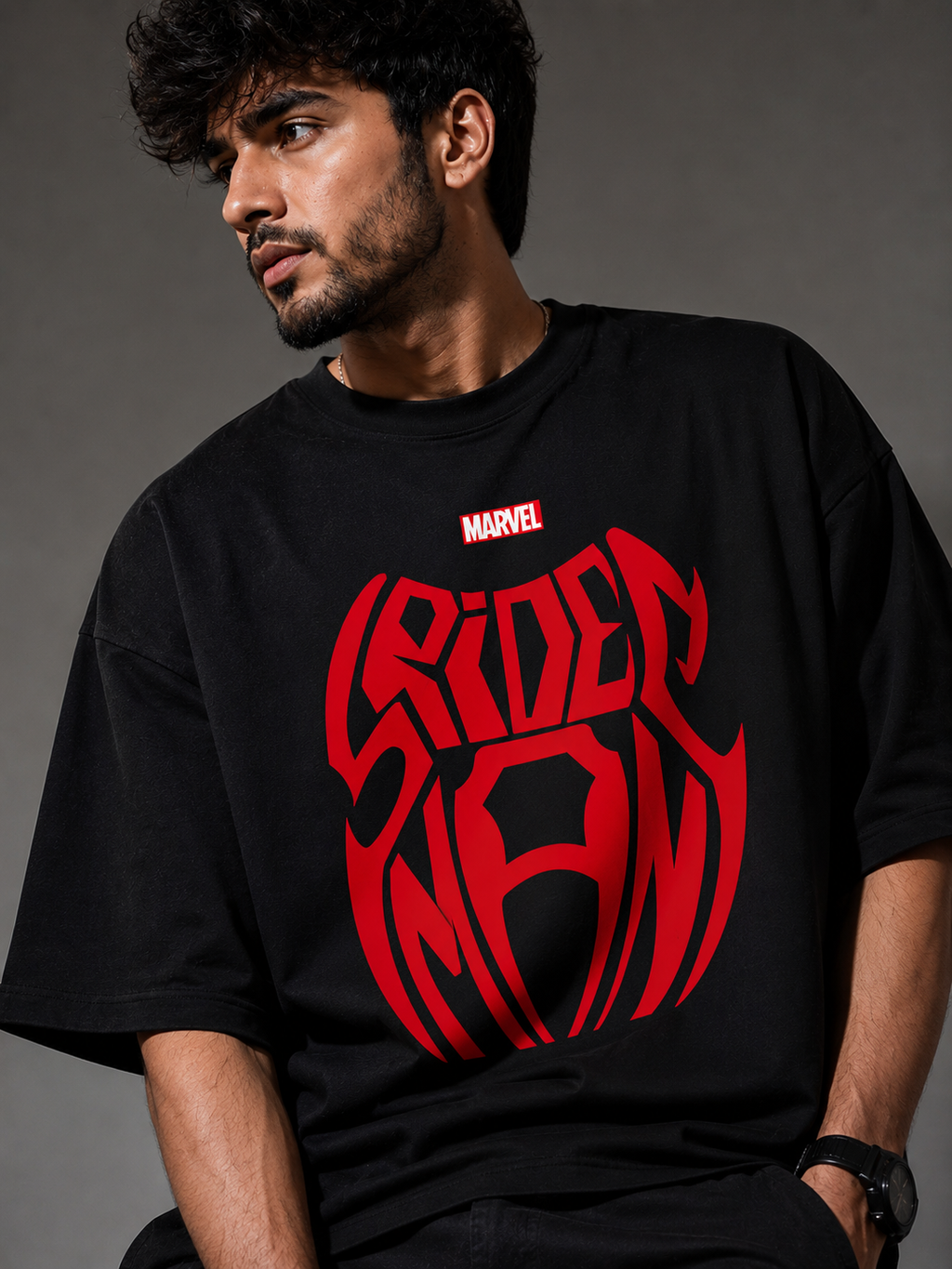 SPIDER-INSPIRED FAN EDITION OVERSIZED T-SHIRT