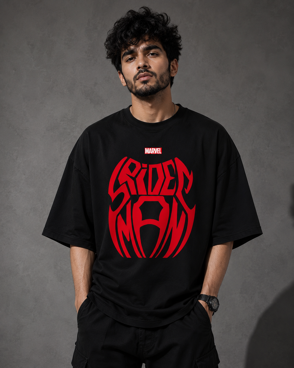 SPIDER-INSPIRED FAN EDITION OVERSIZED T-SHIRT
