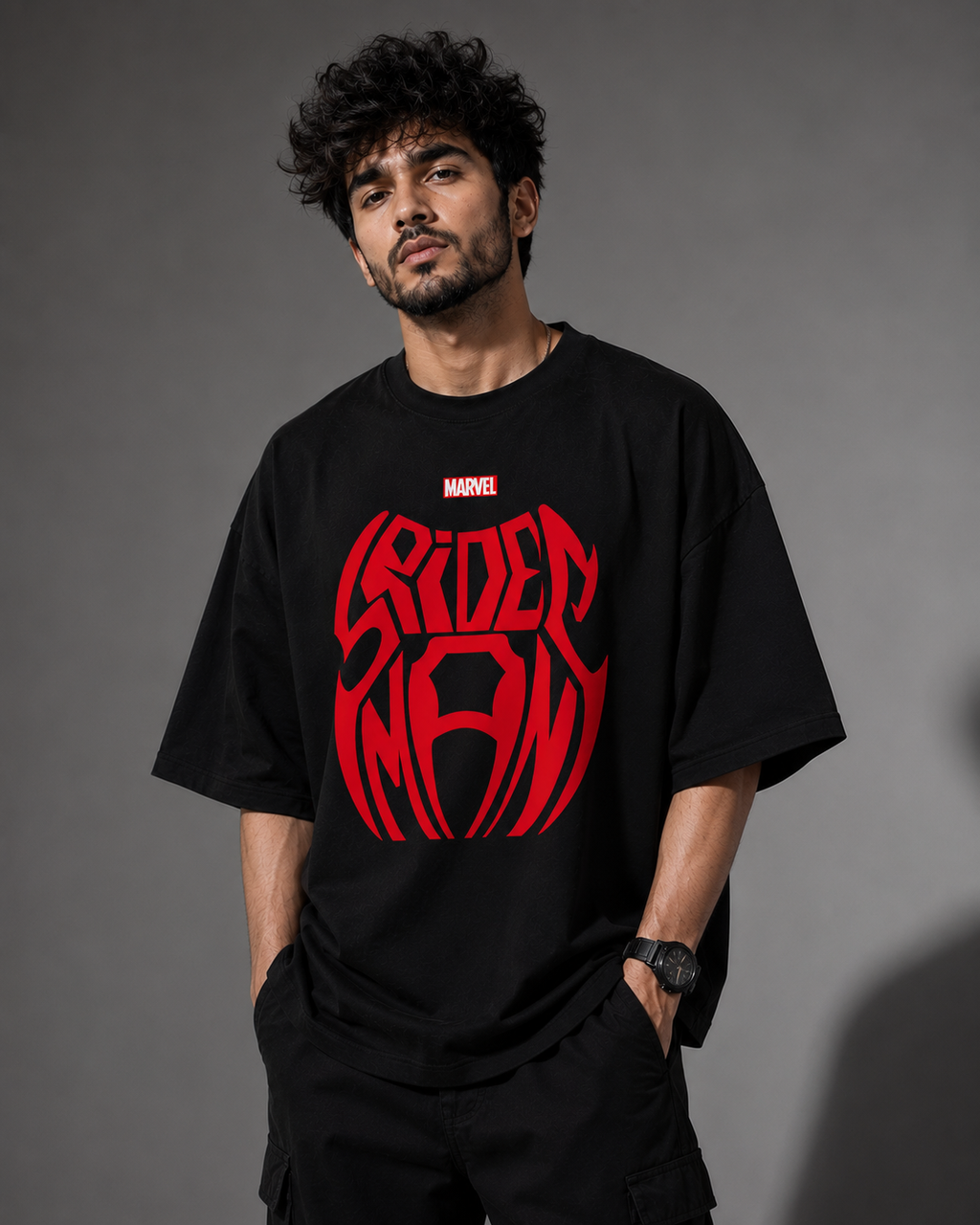 SPIDER-INSPIRED FAN EDITION OVERSIZED T-SHIRT