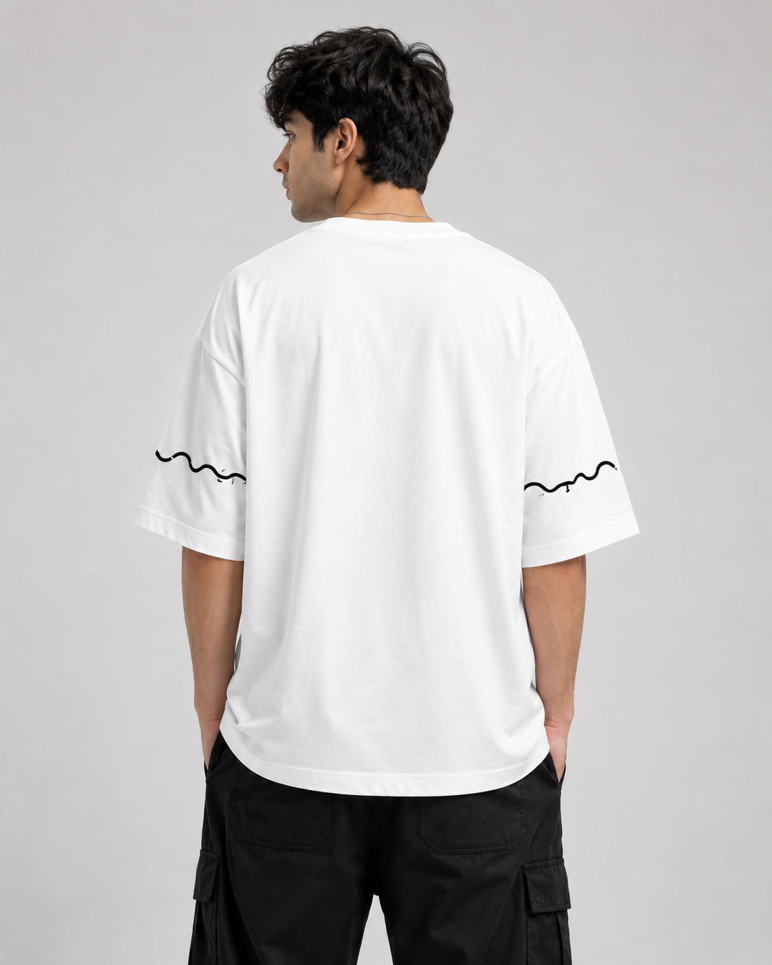 FREEDOM TYPOGRAPHY OVERSIZED T-SHIRT