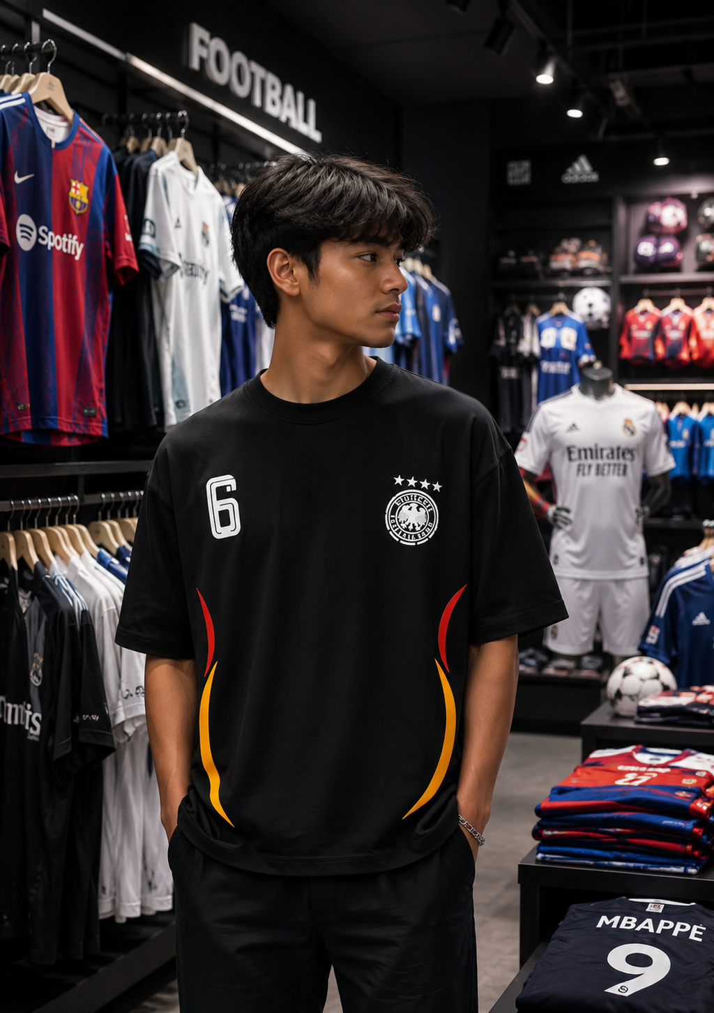 Deutschland Legacy Oversized Football T-Shirt
