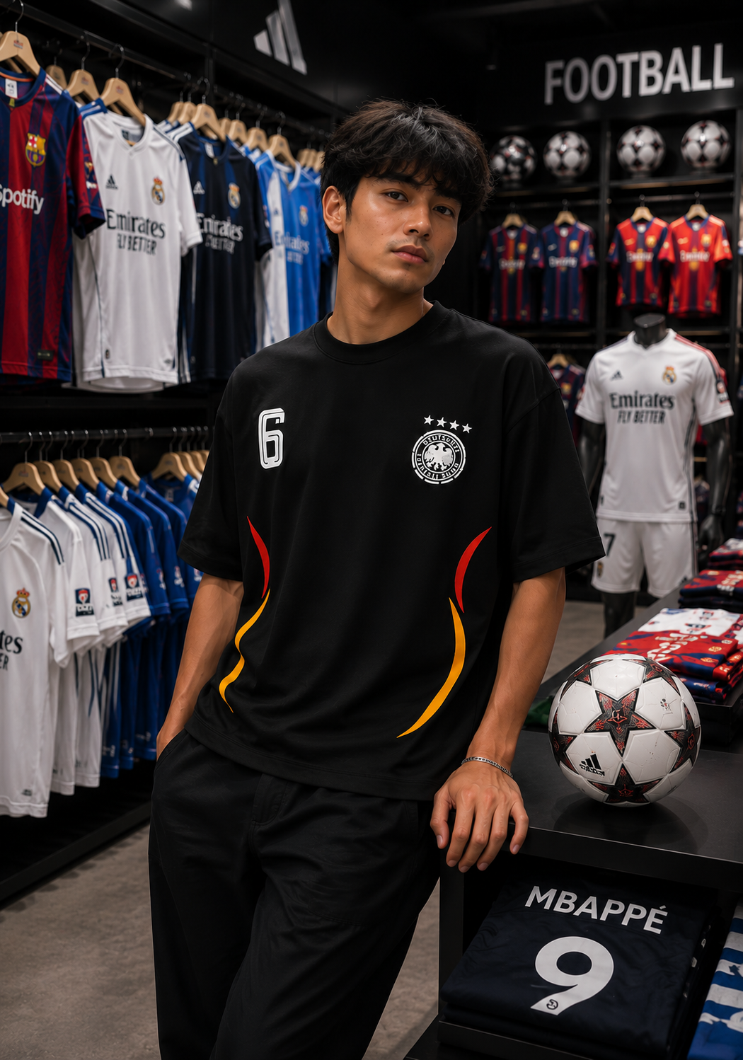 Deutschland Legacy Oversized Football T-Shirt