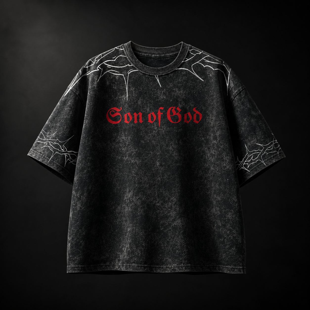 Son of god™ Lightning Wash Oversized Tee