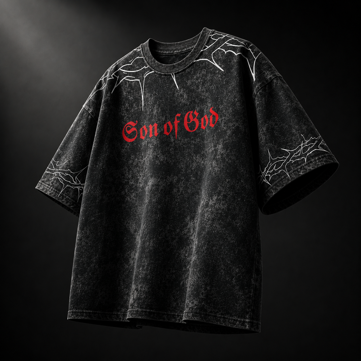 Son of god™ Lightning Wash Oversized Tee