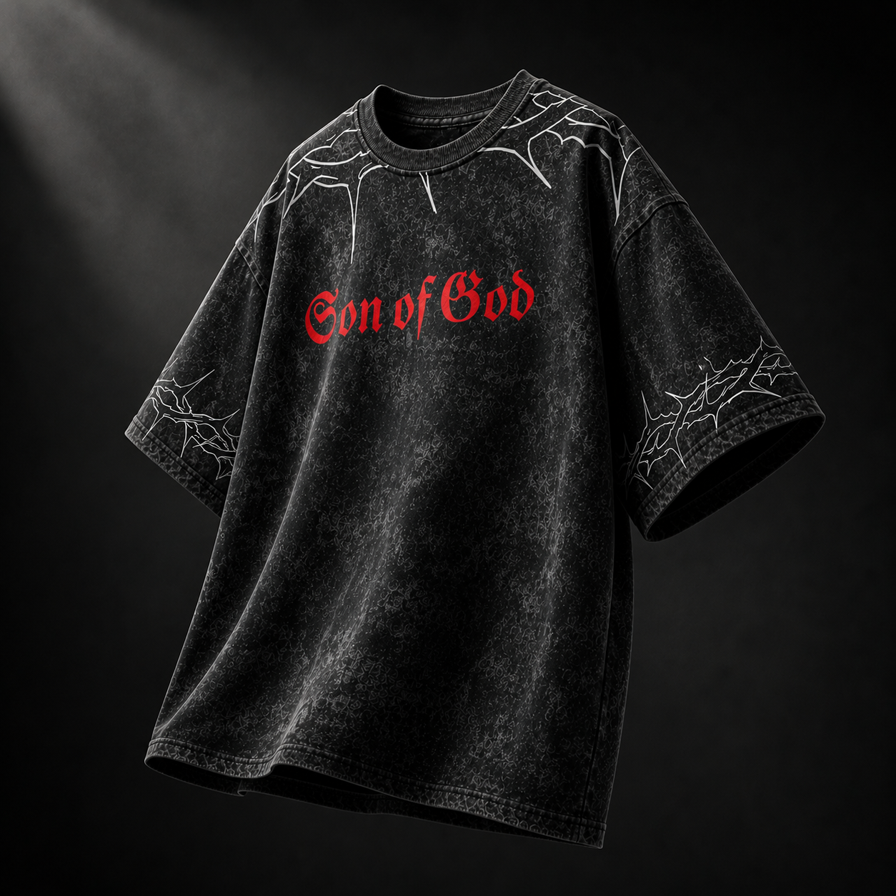 Son of god™ Lightning Wash Oversized Tee