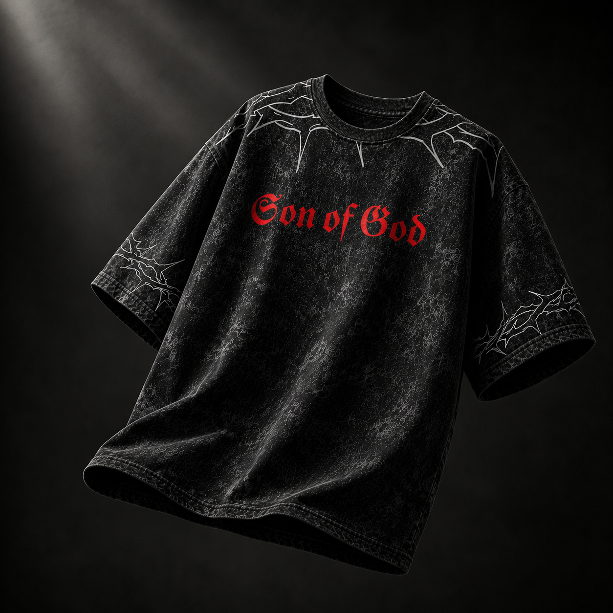 Son of god™ Lightning Wash Oversized Tee