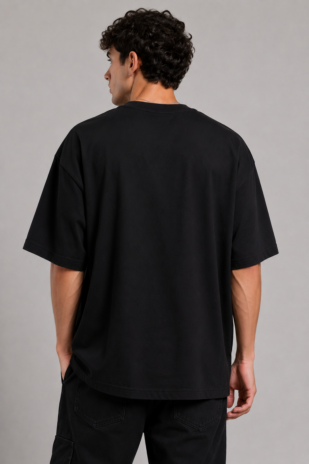 Spider-Man Oversized T-Shirt – Black | With Great Power Graphic Tee | Marvel Inspired Streetwear