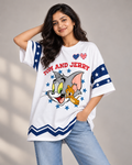 TOM & JERRY – BEST DAY EVER OVERSIZED T-SHIRT | TRENDYVERSE