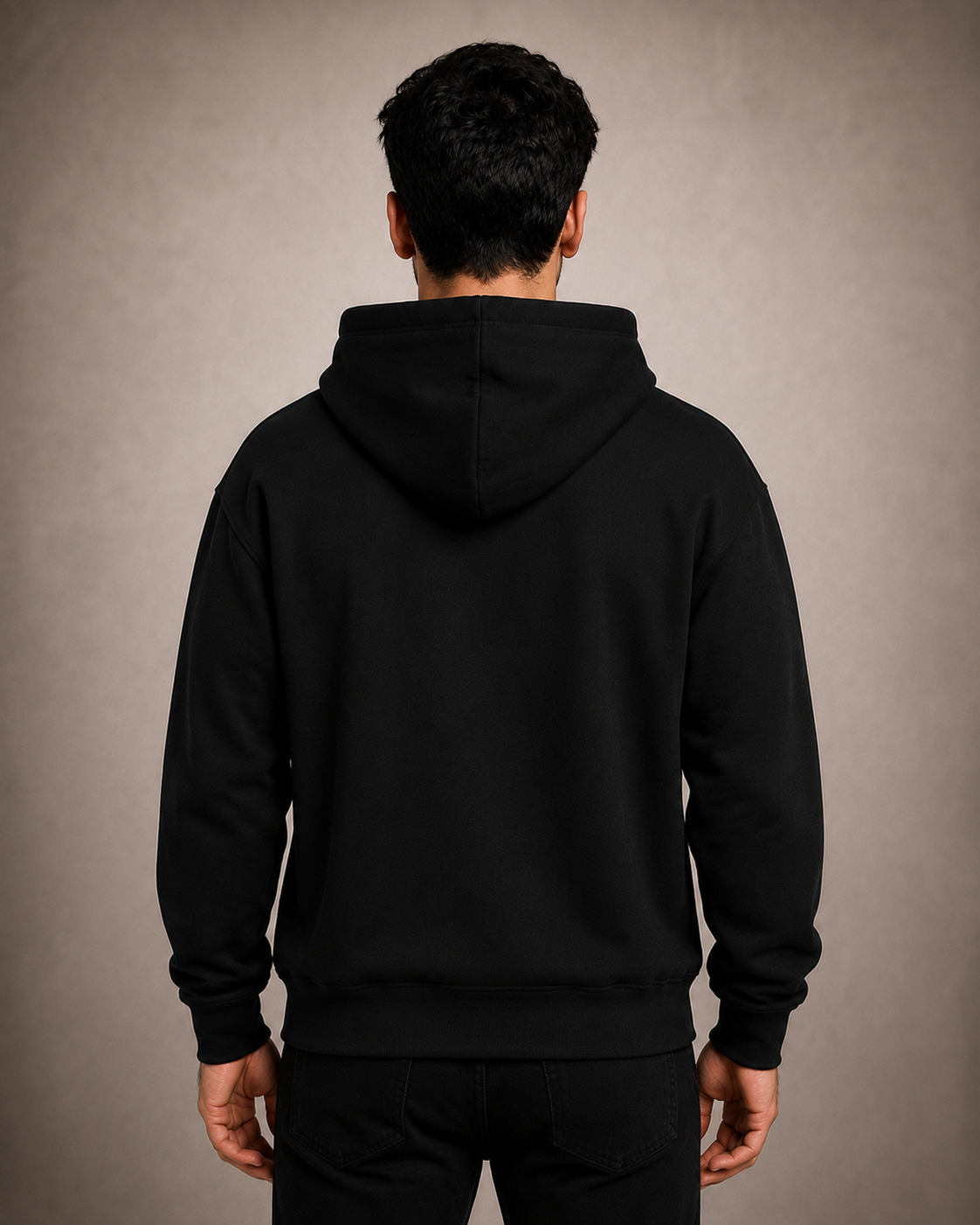 SPIDER WEB UNISEX ZIPPER HOODIE - BLACK | TRENDYVERSE