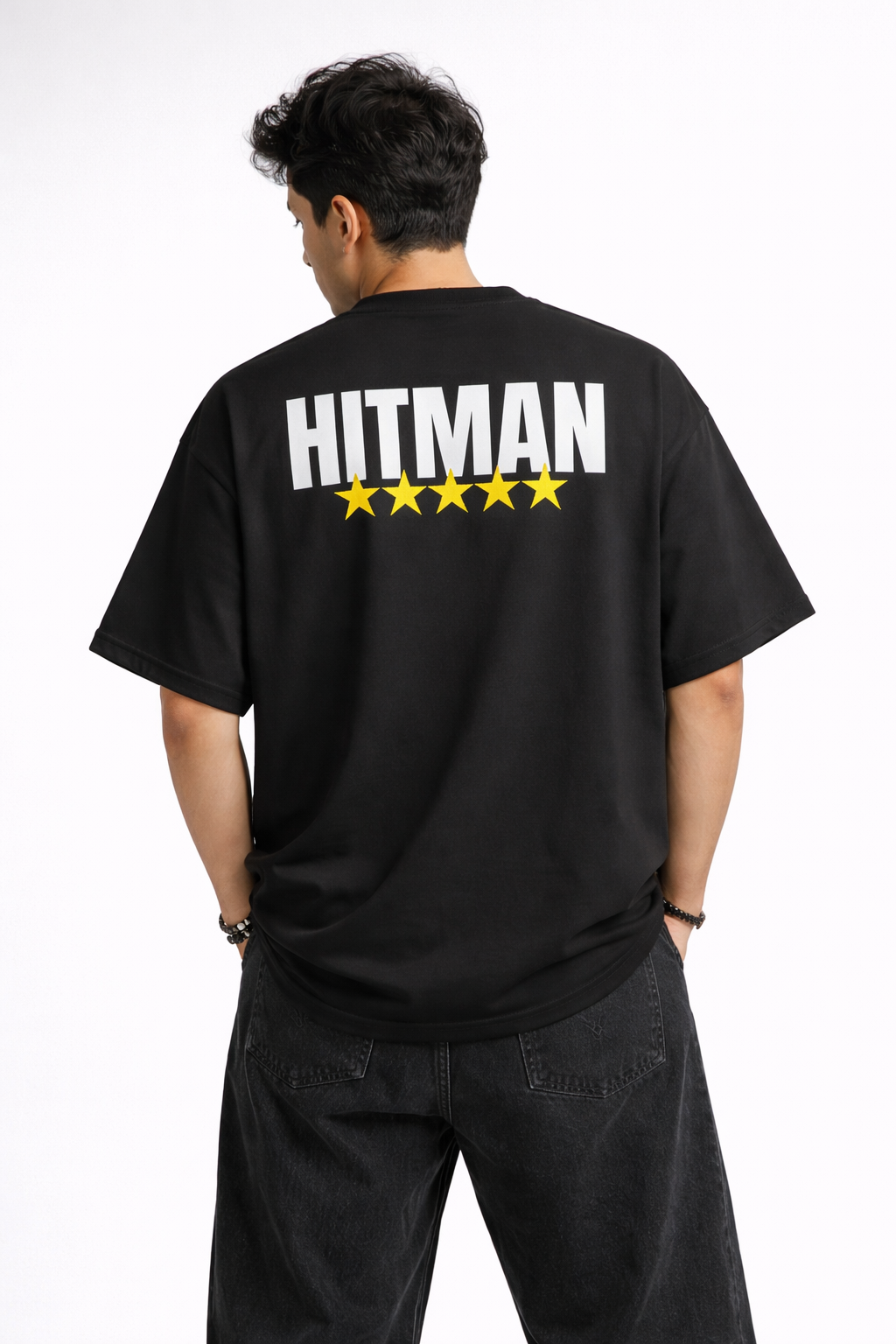 HITMAN Sharma - Signature Oversized Fit T-Shirt Black