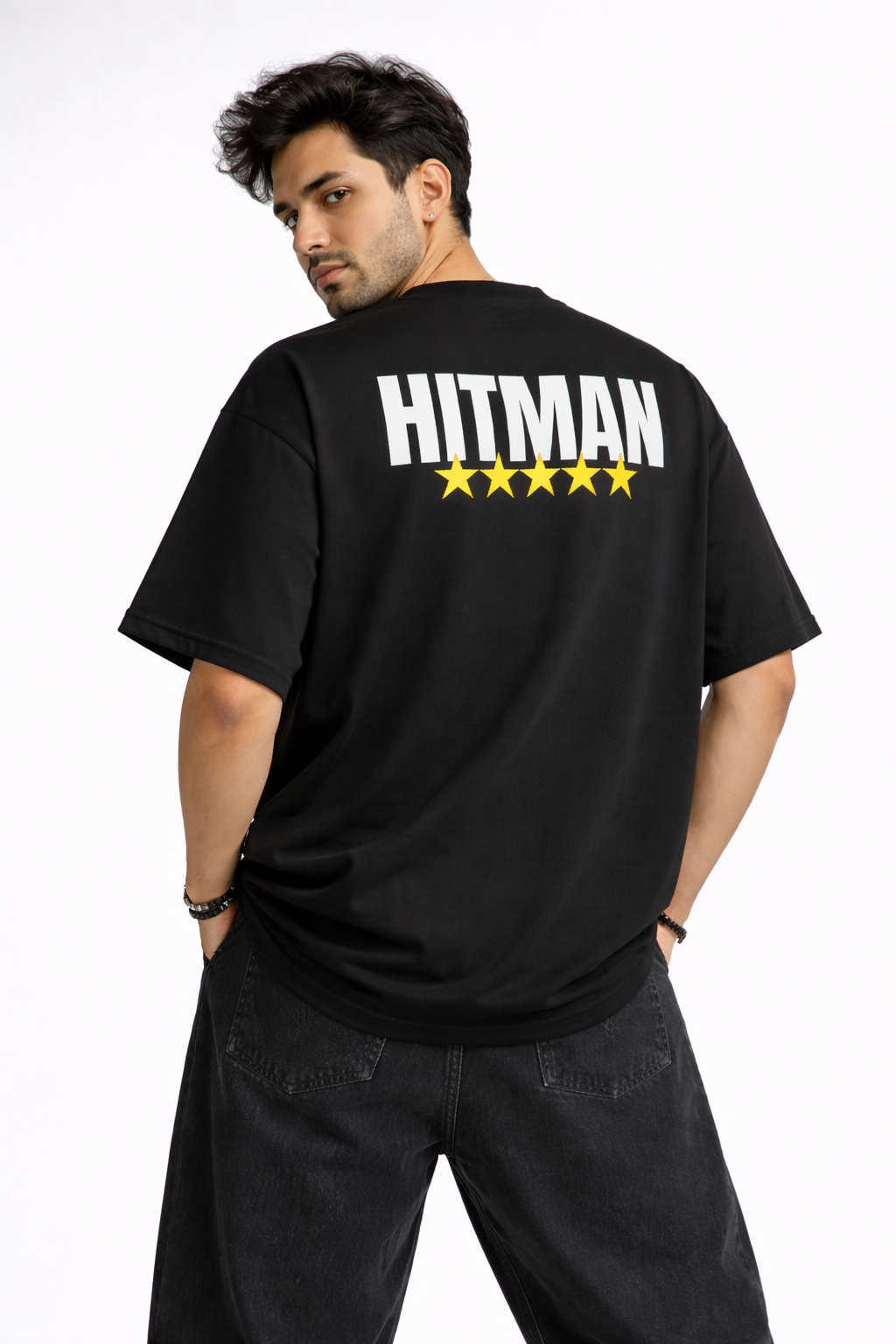 HITMAN Sharma - Signature Oversized Fit T-Shirt Black