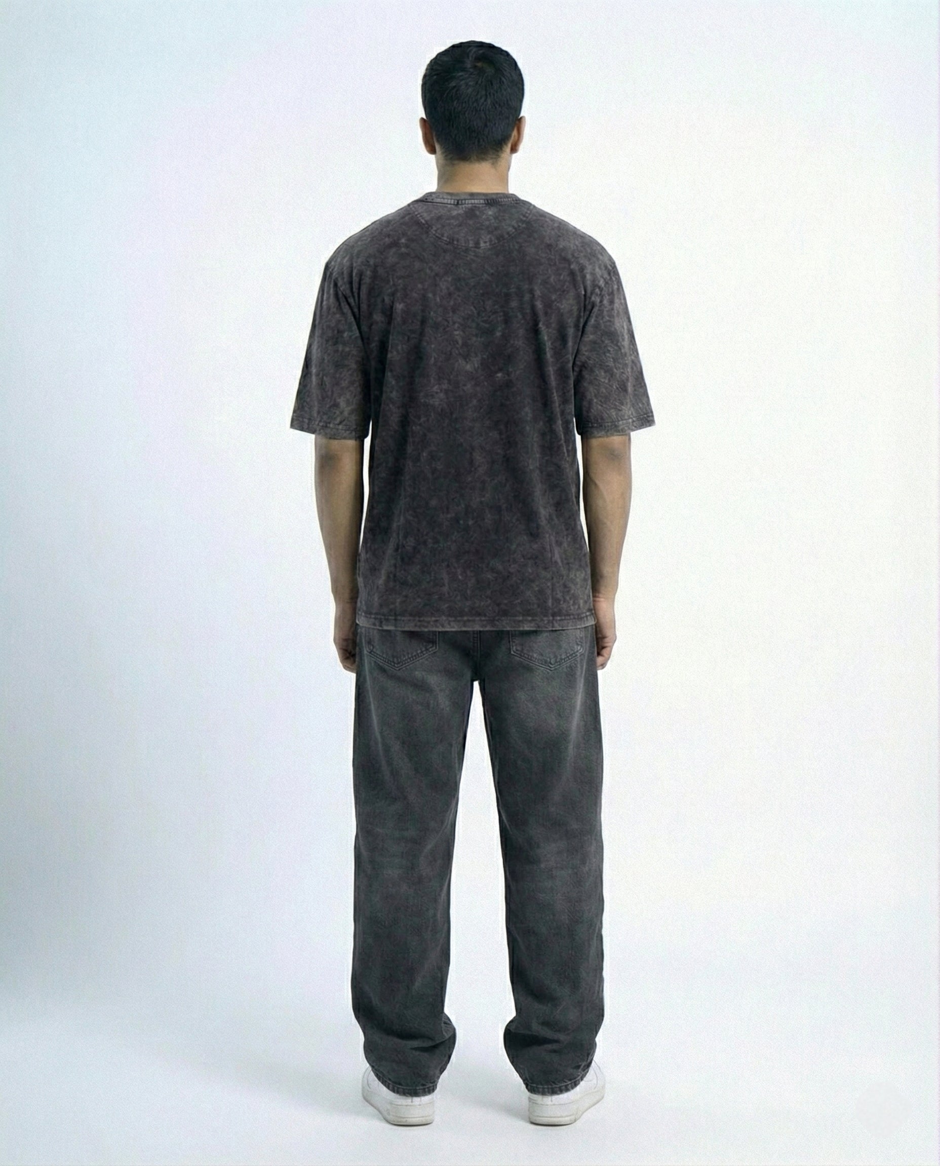 Psychopath Acid Wash Oversized Fit T-Shirt – Premium Cotton Streetwear Tee