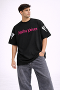 Jujutsu Kaisen Anime Oversized T-Shirt – Sukuna Graphic Back Print (Black)