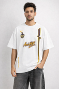 Ami KKR – Kolkata Fan Edition Oversized T-Shirt | IPL Fan Jersey | Streetwear Cricket Tee White