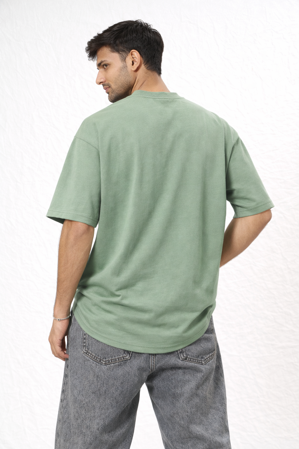 Not In The Mood Cow Oversized Mint Green T-Shirt – Funny Graphic Streetwear Tee