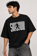 SIUU CR7 OVERSIZED T-SHIRT – BLACK PREMIUM FOOTBALL STREETWEAR TEE FOR MEN & WOMEN