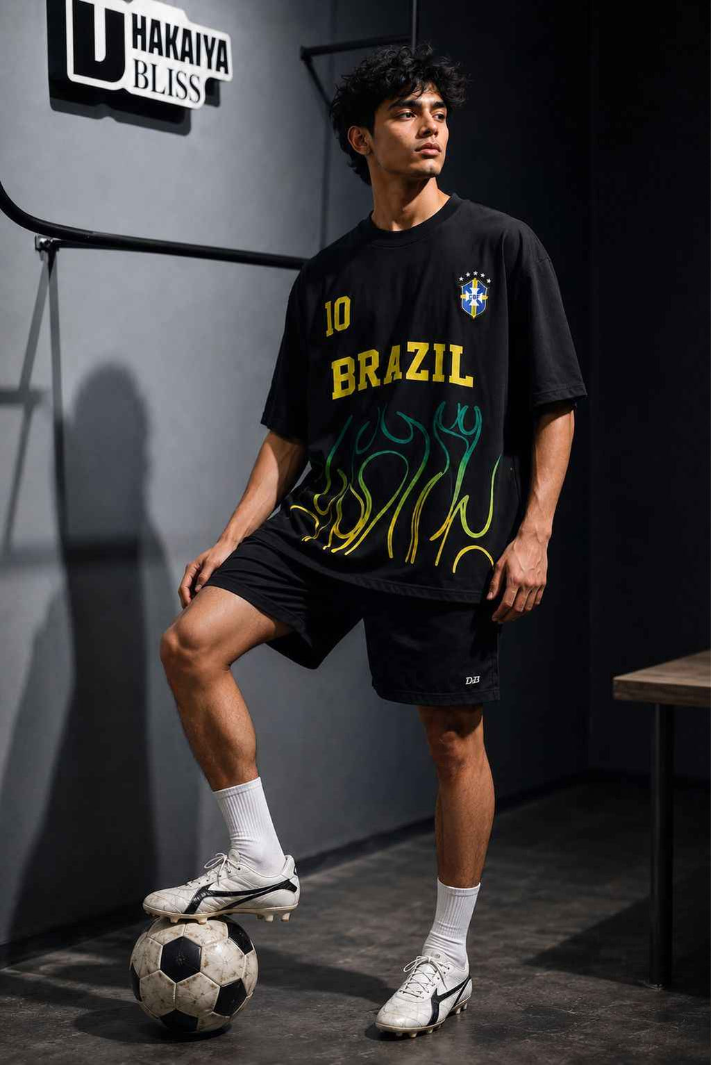 Brazil Flame Oversized T-Shirt
