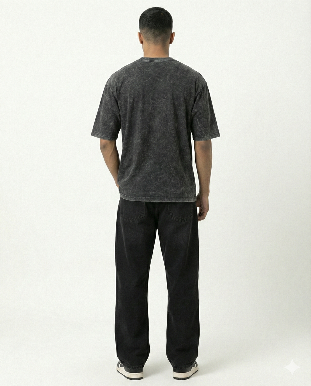 Batman Symbol Acid Wash Oversized T-Shirt – Premium Streetwear Essential