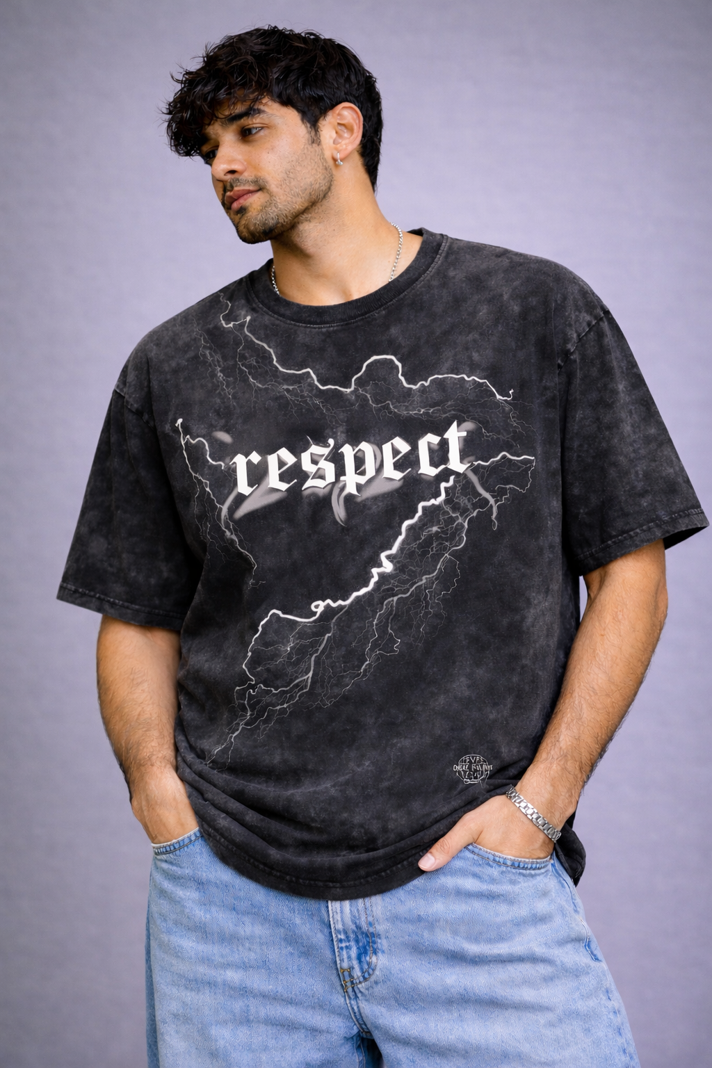 Respect Acid Wash Oversized T-Shirt – Premium Streetwear Fit