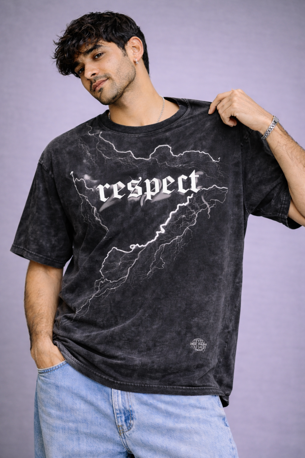 Respect Acid Wash Oversized T-Shirt – Premium Streetwear Fit