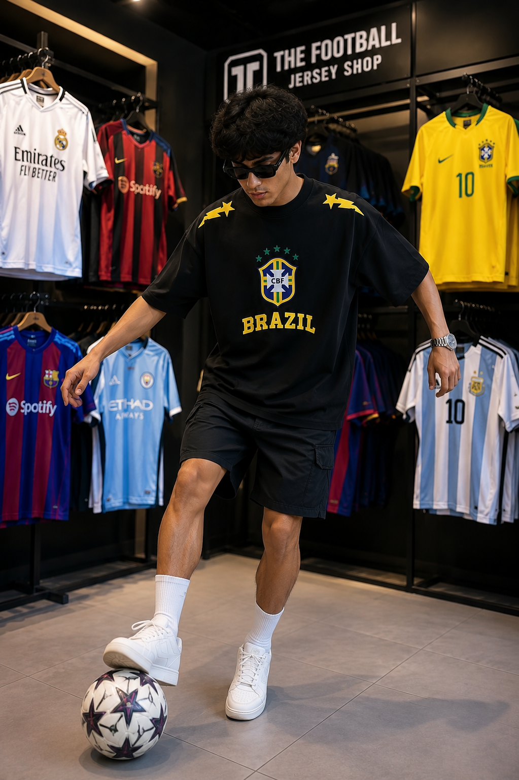Brazil Crest Oversized T-Shirt |