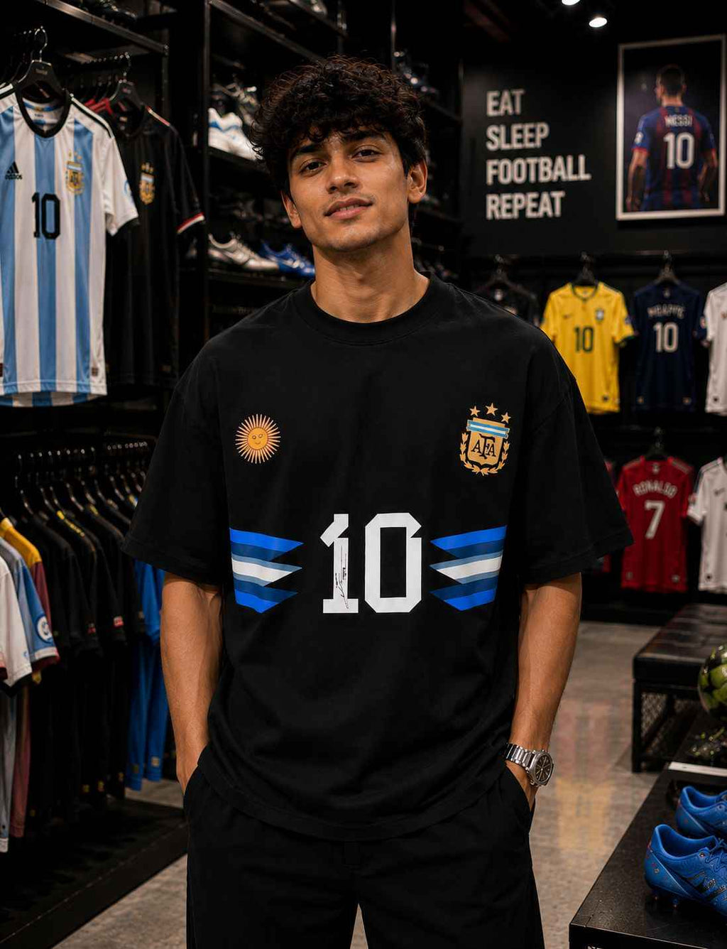 Argentina Number 10 Oversized T shirt