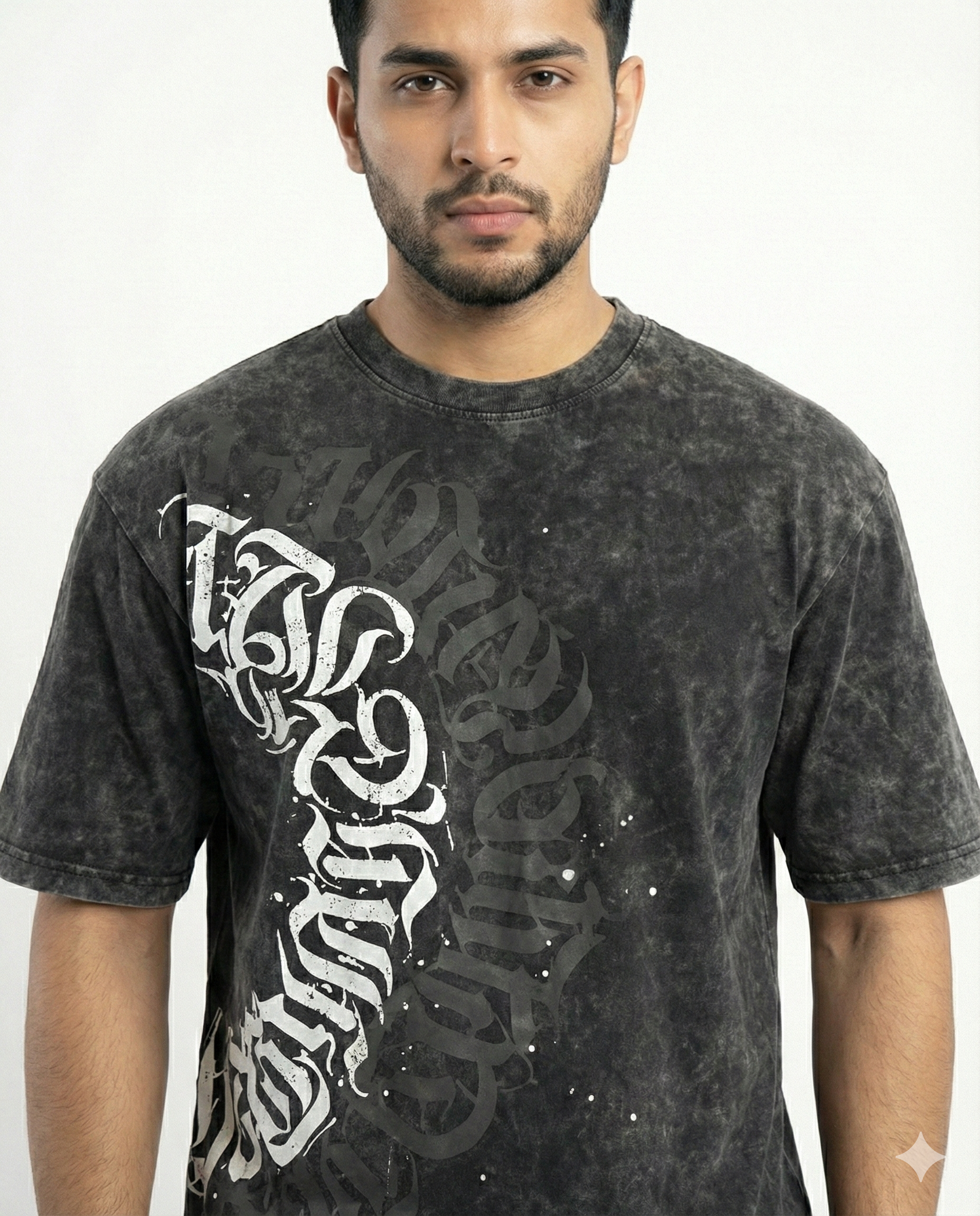 Acid Wash Oversized Graphic T-Shirt – Premium Streetwear Fit