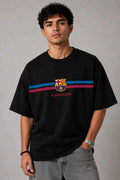 FC Barcelona Heritage Oversized Black T-Shirt