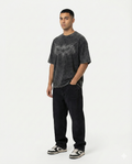 Batman Symbol Acid Wash Oversized T-Shirt – Premium Streetwear Essential