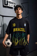 Brazil Flame Oversized T-Shirt