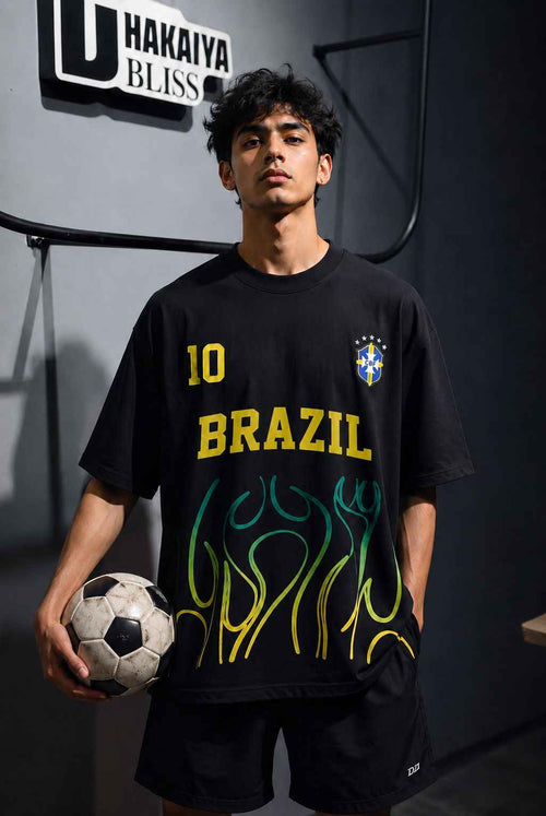 Brazil Flame Oversized T-Shirt