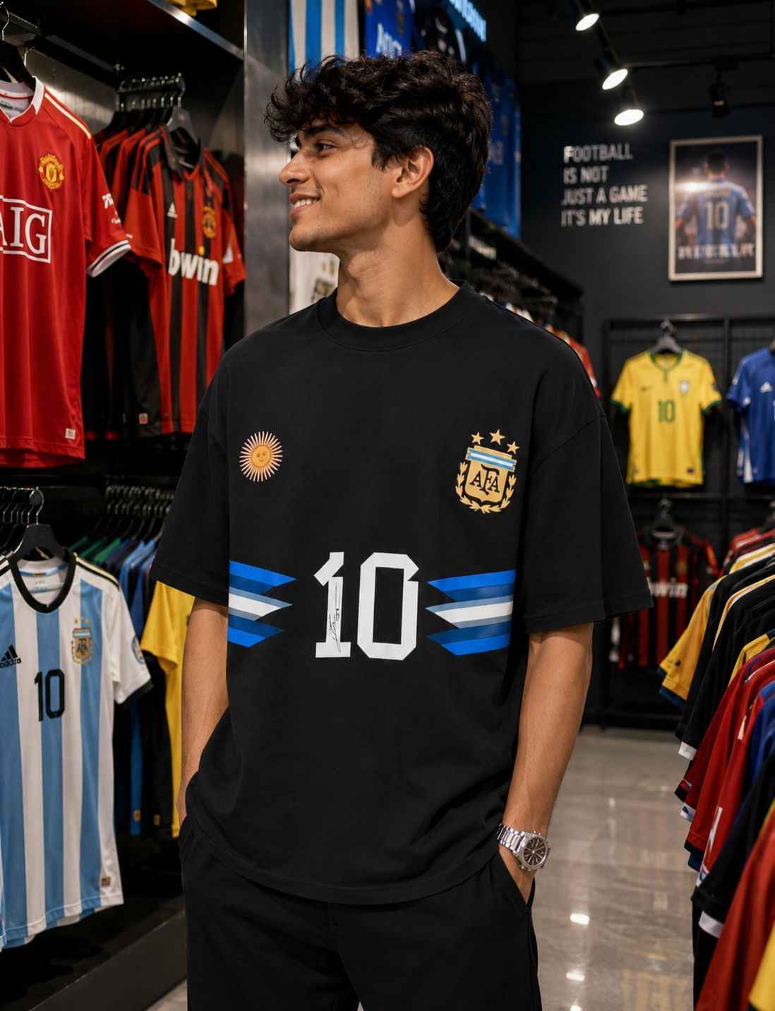 Argentina Number 10 Oversized T shirt