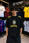 BRAZIL CREST FAN EDITION OVERSIZED T-SHIRT