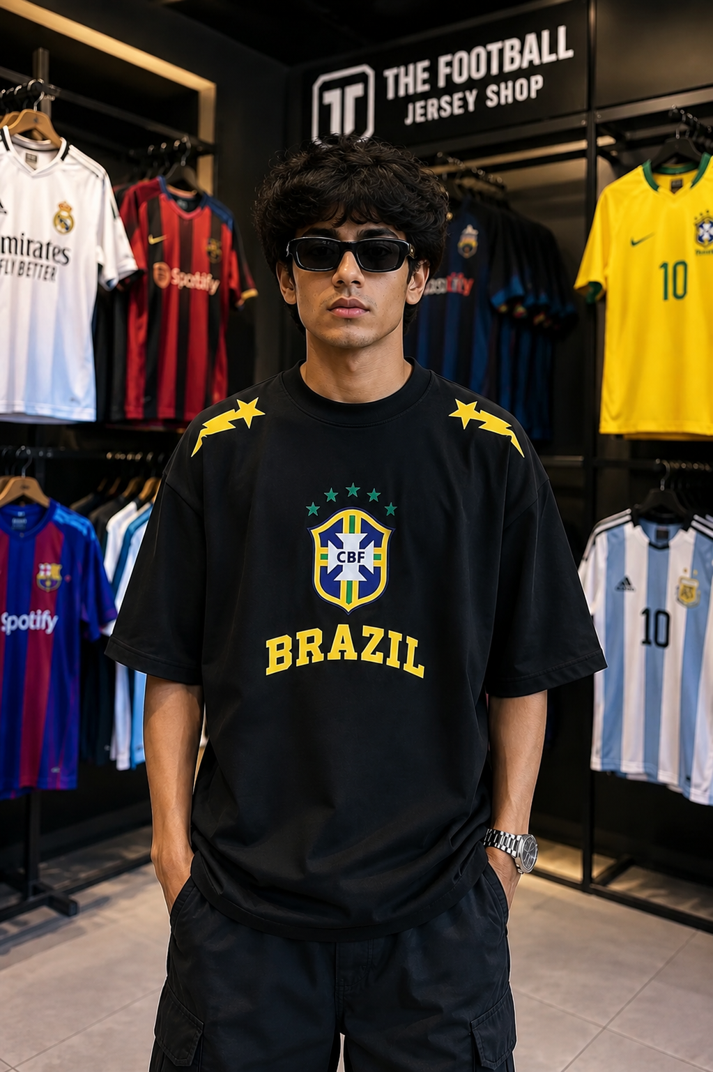 Brazil Crest Oversized T-Shirt |