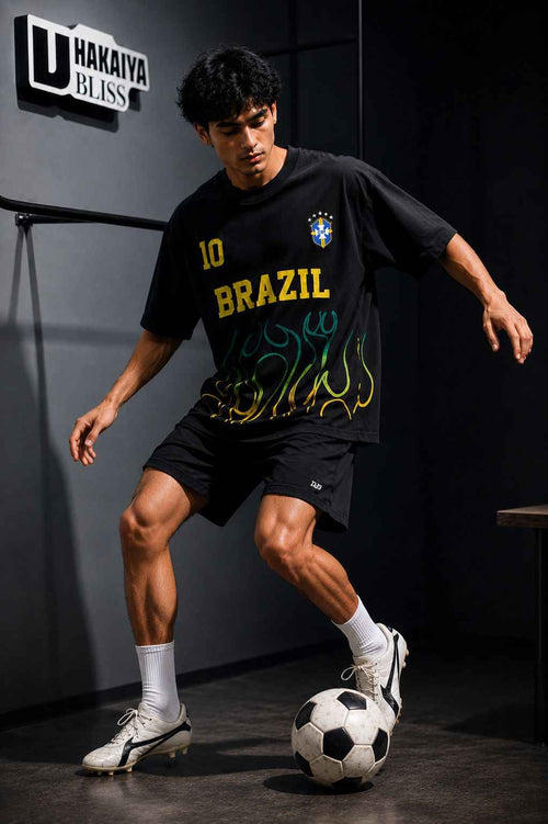 Brazil Flame Oversized T-Shirt