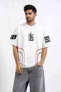 RCB Oversized Fan T-Shirt – Black | Unisex Royal Streetwear Tee White