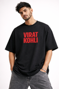 Virat Kohli GOAT Oversized Unisex T-Shirt – Premium Streetwear Graphic Tee | Black